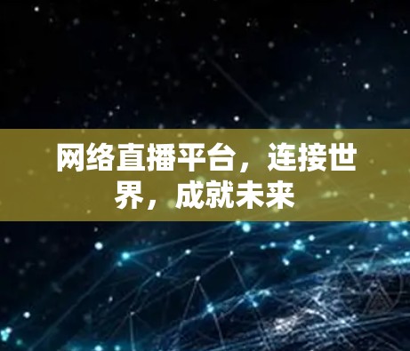 网络直播平台，连接世界，成就未来