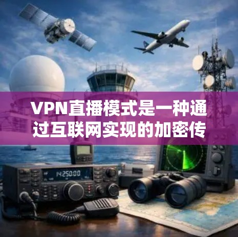 VPN直播模式是一种通过互联网实现的加密传输，用于在没有固定网络的情况下进行视频通话、在线游戏、直播等的即时服务。以下是关于VPN直播模式的详细介绍