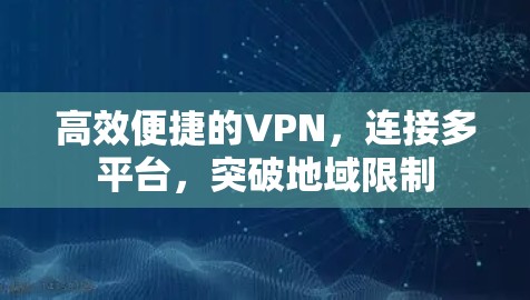 高效便捷的VPN，连接多平台，突破地域限制