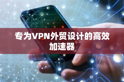 专为VPN外贸设计的高效加速器